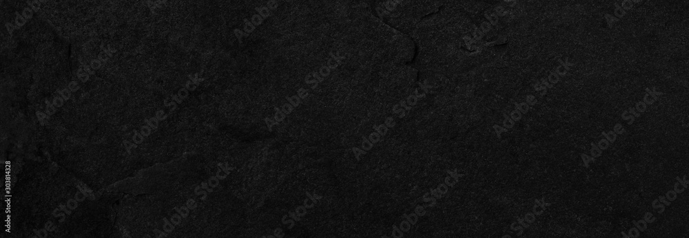 Stone black texture background. Dark cement, concrete grunge. Tile gray, Marble pattern, Wall black background blank for design - obrazy, fototapety, plakaty 