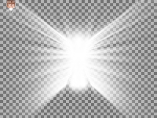 Poster - Christmas angel. Vector illustration. Angel on a transparent background.
