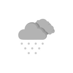 Aufkleber - Cloud swarm hail icon. Simple line, outline vector of two color weather icons for ui and ux, website or mobile application