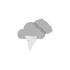 Poster - Cloud swarm hurricane icon. Simple line, outline vector of two color weather icons for ui and ux, website or mobile application