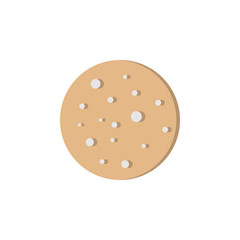 Aufkleber - Moon craters icon. Simple line, outline vector of two color weather icons for ui and ux, website or mobile application
