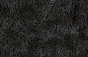 dark fleece animal skin