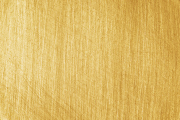 Sticker - Gold texture background. Retro golden metallic surface closeup