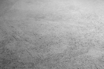 Concrete table in perspective for placement. Background for the designer.