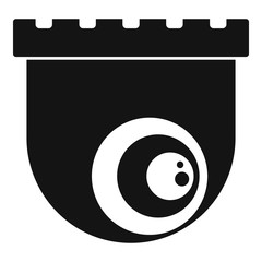 Wall Mural - indoor security camera icon. simple illustration of indoor security camera vector icon for web desig