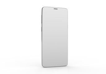 Wall Mural -  New realistic mobile phone smartphone mockup with blank screen.