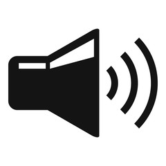 Poster - Volume speaker icon. Simple illustration of volume speaker vector icon for web design isolated on white background