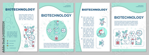 Fotomural Biotechnology brochure template