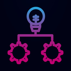 Poster - Innovation nolan icon. Simple thin line, outline vector of finance icons for ui and ux, website or mobile application