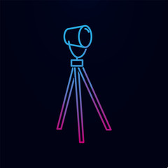 Poster - Floor lamp nolan icon. Simple thin line, outline vector of household icons for ui and ux, website or mobile application