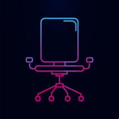 Poster - Chair line iconnolan icon. Simple thin line, outline vector of household icons for ui and ux, website or mobile application