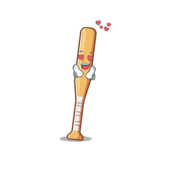 Poster - Cartoon baseball bat with the in love character