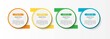 © mayostudio - Vector infographic design template with 4 options or steps. Can be used for process diagram, workflow layout, info graph, annual report, flow chart. Vector Illustration