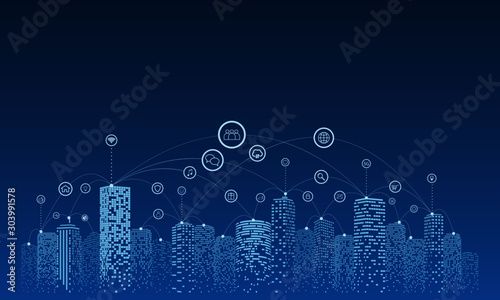 Cuadros en Lienzo Communication and networking in a digital society