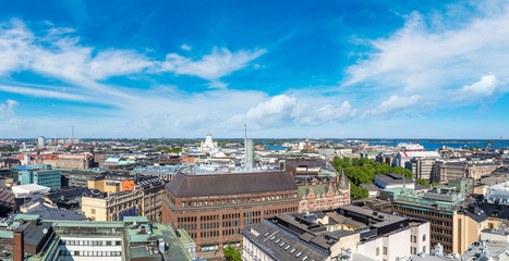 Wall Mural - Panoramic view of Helsinki