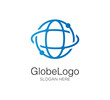 © warda - globe vector logo design template