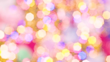 Wall Mural - Blurred Twinkle Colorful Christmas Lights Bokeh Background