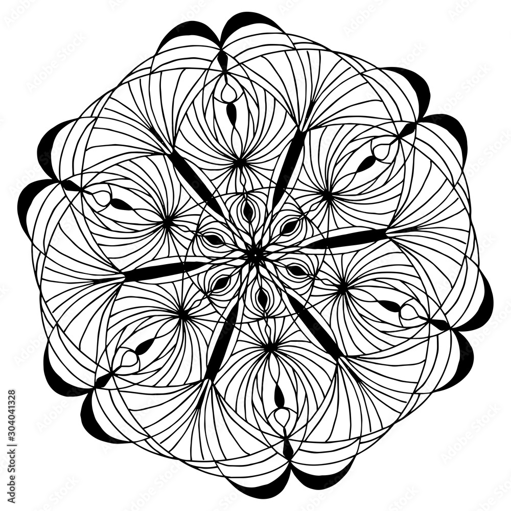 Starflake Drawing Tree Children coloring, drawing. Leaves set of different plants and trees ...