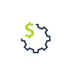 Wall Mural - Cost Maintenance icon. Clipart image isolated on white background