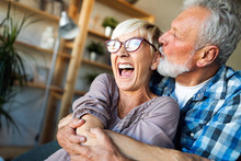 Cheerful Senior Couple Enjoying Life And Spending Time Together