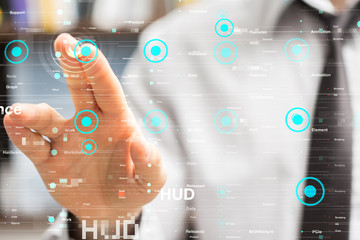 Innovation futuristic digital data binary code background technology