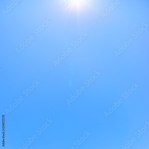 青空 太陽 背景素材 Stock Photo Adobe Stock