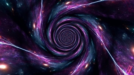 Wall Mural - black hole, science fiction wallpaper. beauty of deep space. colorful graphics for background, like 