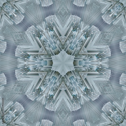 cristal symmetry abstract design pattern. wallpaper symbol.