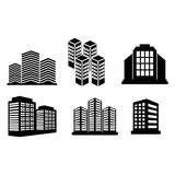 Fototapeta Nowy Jork - buildings icon vector design symbol