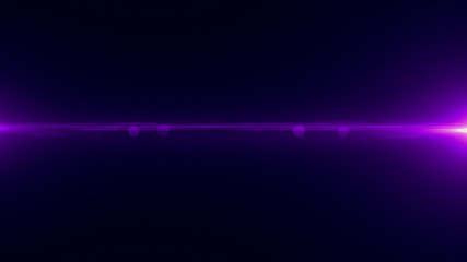 Aufkleber - Lens flare purple light special effect Black background