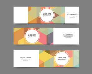 Wall Mural - Web banner templates