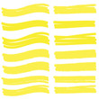 © 3dwithlove - Highlight strokes. Highlight marker pen. Highlight marker stroke