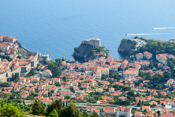 Wall Mural - The Dubrovnik cityscape.