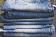 Jeansy spodnie kolor niebieski