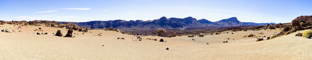 Canvas Print - Volcanic view on Tenerife island, Spain