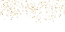 Seamless Confetti Stars Background For Christmas Time