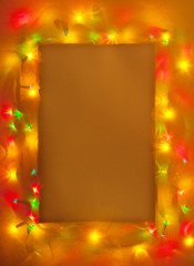 Wall Mural - christmas lights, abstract background