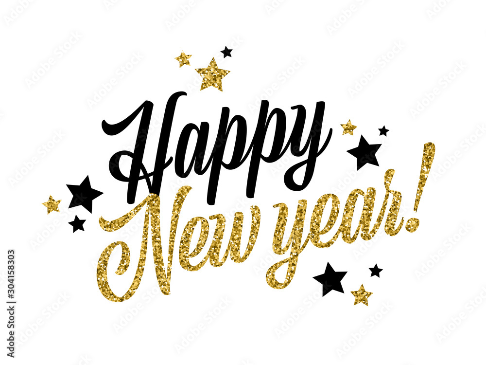 Vector de Stock Happy new year ! | Adobe Stock