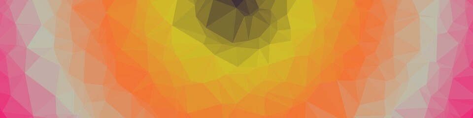Rainbow Color Abstract trianglify Generative Art background illustration