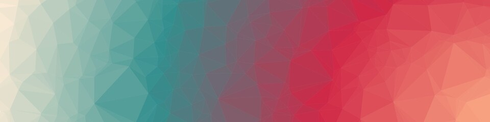 Rainbow Color Abstract trianglify Generative Art background illustration