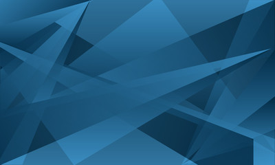 Wall Mural - blue  triangle overlap abstract background