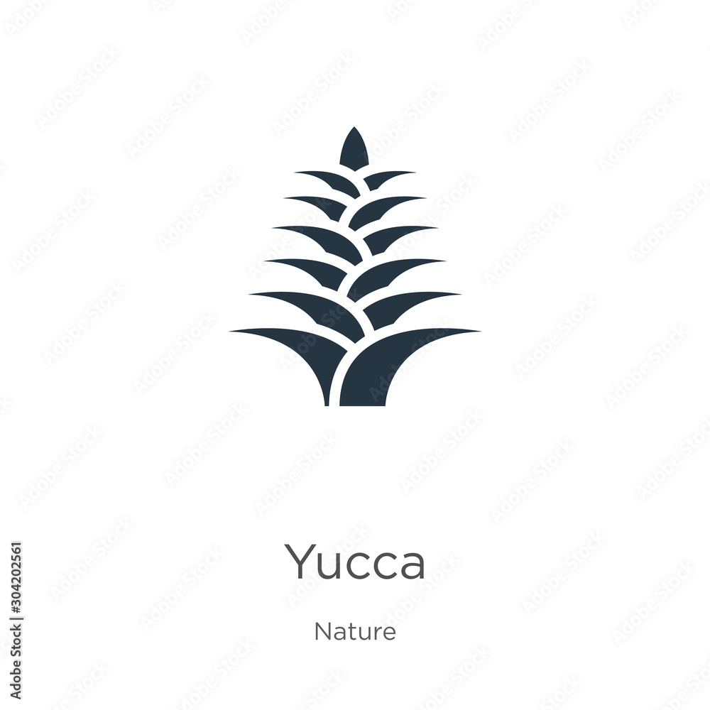 Yucca Extract Icon Yucca icon vector. Trendy flat yucca icon from nature collection ...