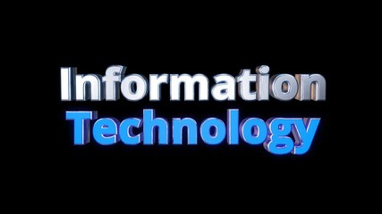 Wall Mural - Information Technology internet concept video