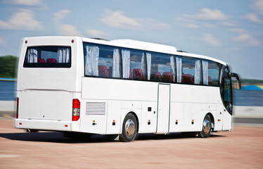 regional bus, for transportation of people between cities and villages