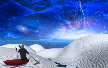 Canvas Print - escape from reality