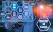 © Zofia - Text sign showing Sharing Is Cool. Business photo text giving and getting knowledge services or goods is awesome