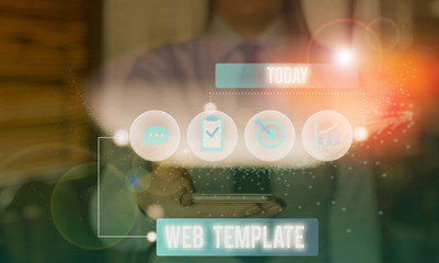 Poster - Handwriting text writing Web Template. Conceptual photo predesigned or plug in webpage or set of HTML webpages