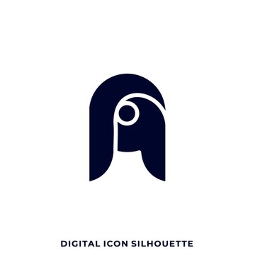 Letter A Vector Template