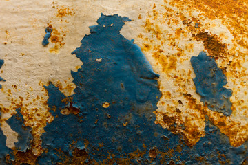 Old rusted iron background