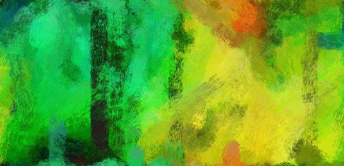 Poster - repeating pattern. grunge abstract background with lime green, golden rod and very dark green color and copy space for your text